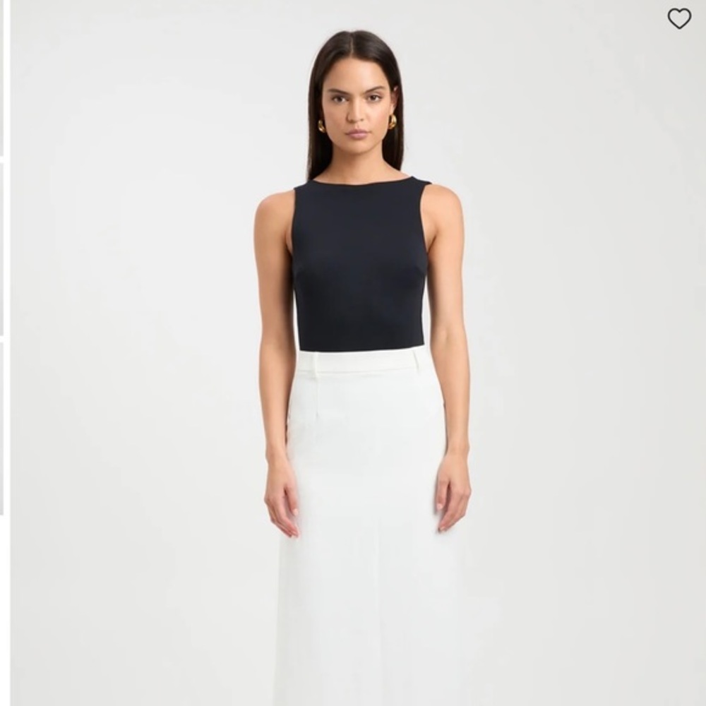 Kookai black sleeveless Alpha top